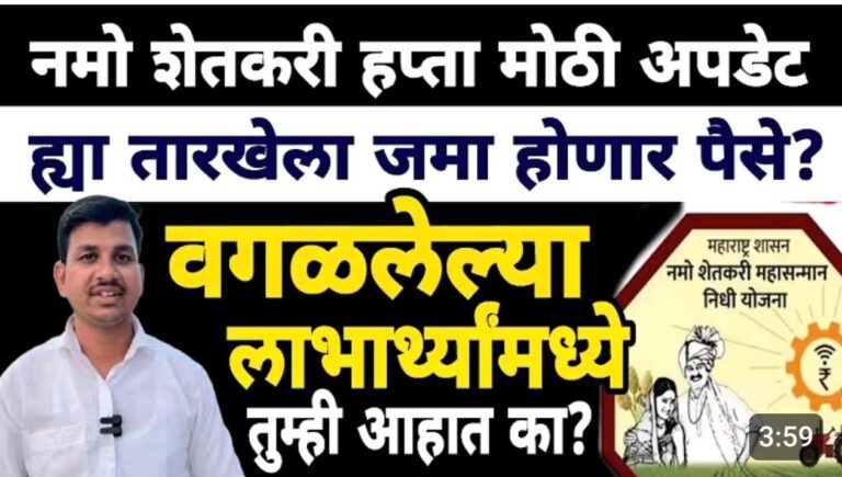 नमो शेतकरी महासन्मान निधी योजना: लाभार्थी संख्या आणि निकषांचे ताजे अपडेट