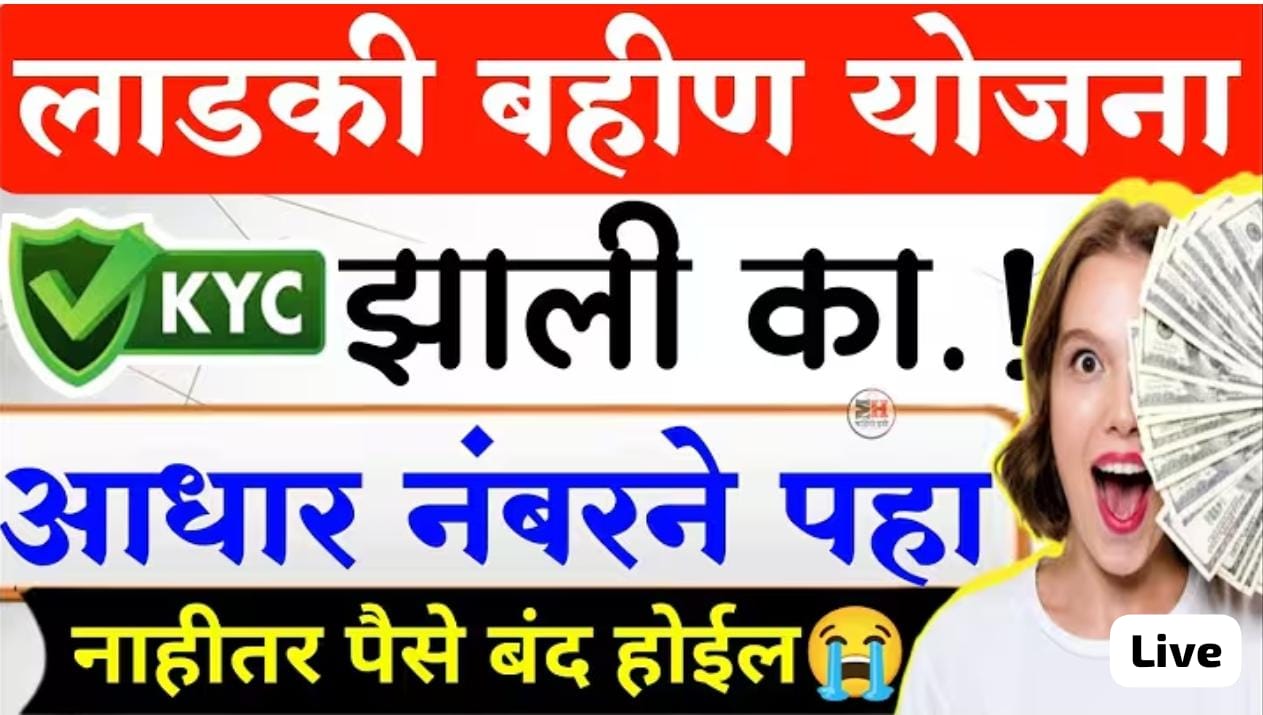 आधार नंबर टाकून चेक करा EKYC